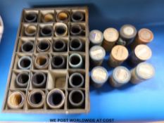 A collection of two minute phonograph cylinders,