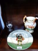 A Crown Devon musical jug,