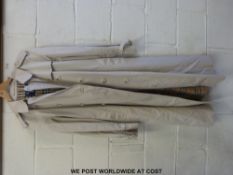 A Burberry ladies full length raincoat size 18L