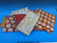 A paisley embroidered throw,