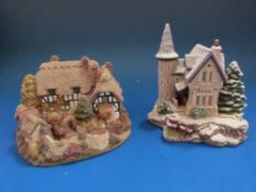 Six white box series slightly larger Lilliput Lane houses to include 