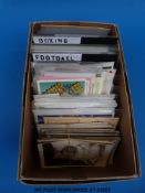 A quantity of postcards to include exhibitions, sport,