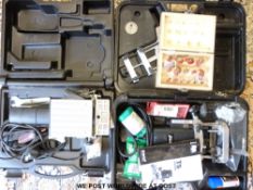 A Trend router together with Trend biscuit router both in original cases.