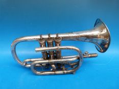 A plated Boosey & Co Acme model 