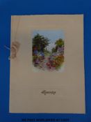 Queen Mary original signed Christmas card from 1932/3.