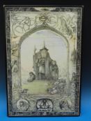 An original 1970s Jimmy Caulty Lord of the Rings poster printed on a board (84 x 56cm)