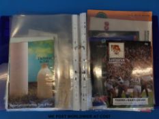 A collection of rugby and other programmes etc,