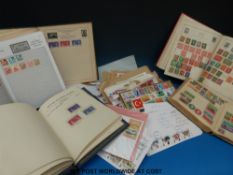 A collection of stamp albums,