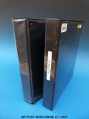 Two ring binders of Australian and all world stamps