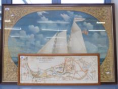 A print of 'The America',