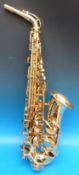 A cased Jupiter alto saxophone, mode AS769 - 767 serial no 404695,