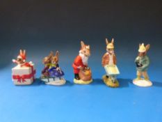 A collection of Royal Doulton Bunnykins figures comprising 