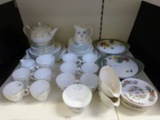 A collection of Wedgwood china including Cathay,