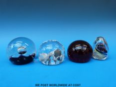 Two boxed, limited edition Caithness paperweights 