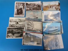A quantity of early 20th century and modern postcards, WWI interest,