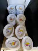 Eighty-four Beatrix Potter Peter Rabbit soap/pin dishes