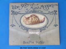 The Story of Miss Moppet, Beatrix Potter first edition 1907, pull out format.
