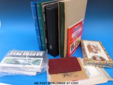Three stockbooks of all world stamps, a World Wildlife Fund cover album, loose stamps,