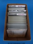 A quantity of railway postcards to include steam, diesel,