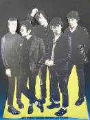 A late 1970s Sire Records in shop promotional display in the form of a cardboard cut-out stand of