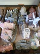 Sixteen various Lilliput Lane unboxed buildings to include 