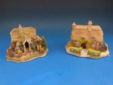 Six boxed Lilliput Lane yellow box era cottages to include 