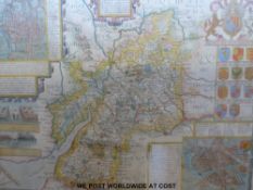 John Speede 17thC map of the Kingdom of Tartary (26 x 40cm)