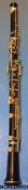 A cased Selmer rosewood oboe, registration no.