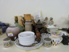 A collection of various Bavarian ceramics etc to include Kurt Hammer,