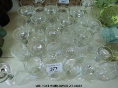 36 sherry glasses