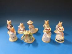 A collection of Royal Doulton Brambly Hedge figures comprising 