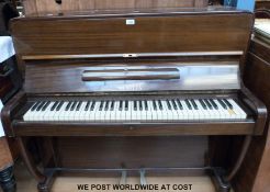 A Bentley six octave 'compact upright' piano