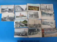 A selection of foreign interest postcards including early Egypt, Ceylon and India,