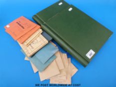 Two albums of foreign stamps,