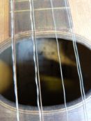 A Napoli cased mandolin, late 19th century, Stridente to label, bone pegs,