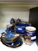 A collection of Carlton ware Mikado/Pagoda and other patterned ware including vases,