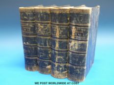 Lamartine, Historie de la Restauration', eight volumes bound into four,