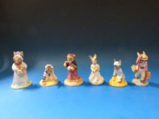 A collection of Royal Doulton Bunnykins figures comprising 