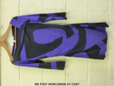 A Diane von Fürstenberg silk dress,