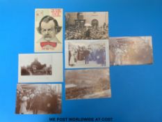 Early 20thC Welsh postcards of Lloyd George interest