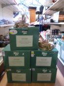 Three boxed, limited edition, Lilliput Lane models 'First Snow at Bluebell',