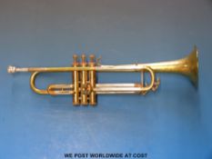 A cased Boosey & Hawkes c1950 trumpet