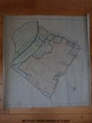 Four rolls of maps relating to Heston and Isleworth areas of Middlesex c1913,