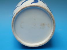 A 19th / 20thC Chinese vase with phoenix decoration (25.