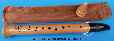 A 'Sudden Smile' cherry wood clarinet (length 37.