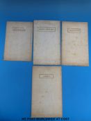 Four 19thC linen backed maps of the Middle East to include Palestine,