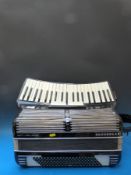 A Scandalli 'Scott-Wood Special' 120 bass piano accordion c1950-60, four voice,