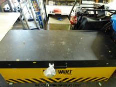 A large 'Outback' Van Vault security box (length 133cm)