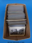 A quantity of railway postcards,