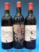 Two bottles of 1964 Chateau St George grand cru together with a similar 1959 bottle